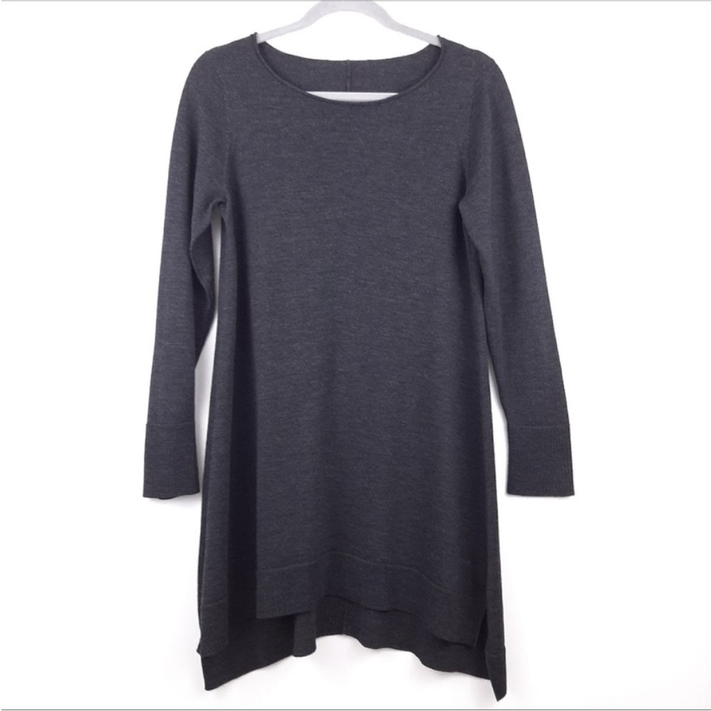 Eileen Fisher Merino Wool Tunic Sweater
